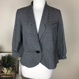 Vintage Gingham Peplum Blazer - Union Made